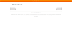 Desktop Screenshot of geek-freemarketing.com
